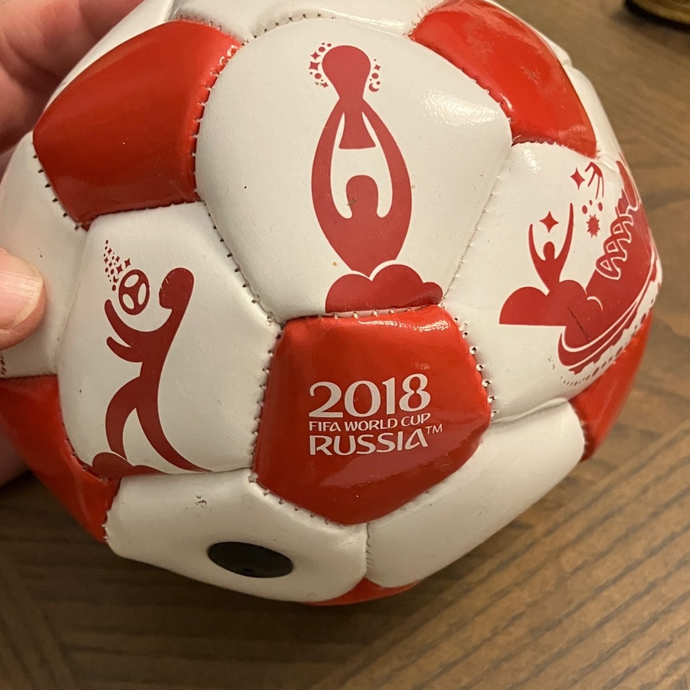 2018 FIFA World Cup Russia mini Soccer Ball - Red and White